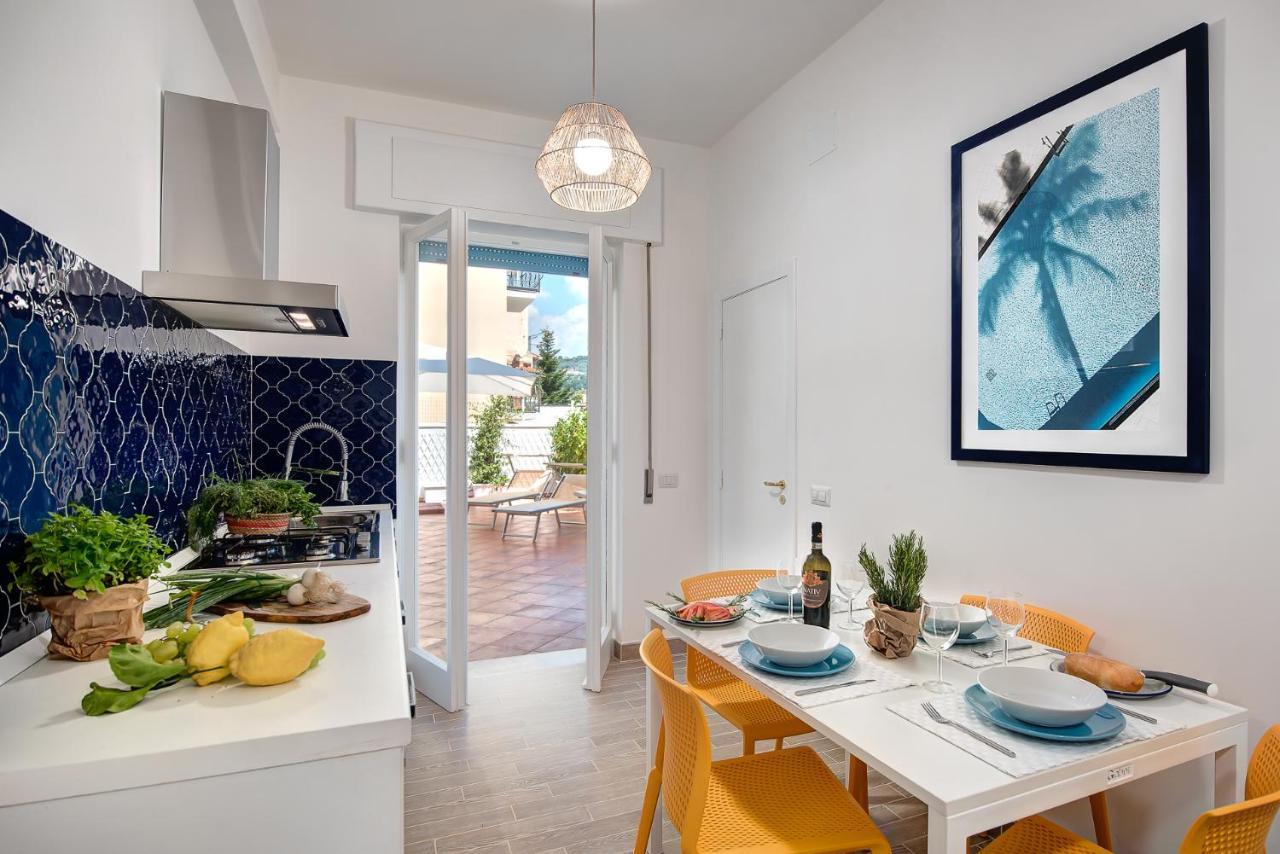 Gocce Villas - Agave Apartments Sorrento Bagian luar foto